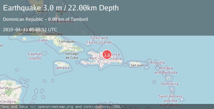 Map of DOMINICAN REPUBLIC