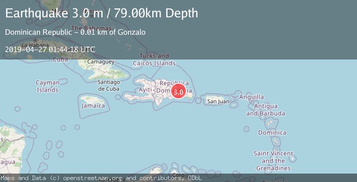 Map of DOMINICAN REPUBLIC