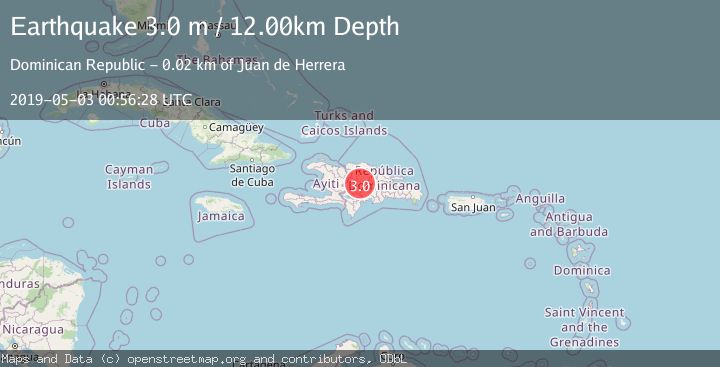 Map of DOMINICAN REPUBLIC
