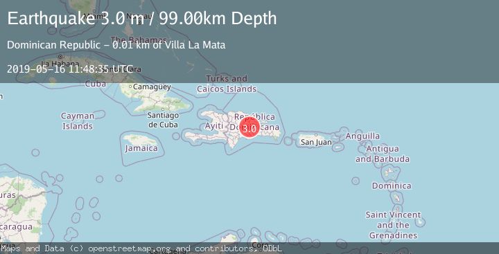 Map of DOMINICAN REPUBLIC