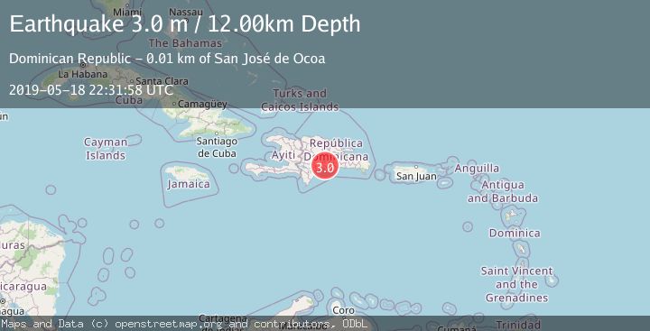 Map of DOMINICAN REPUBLIC