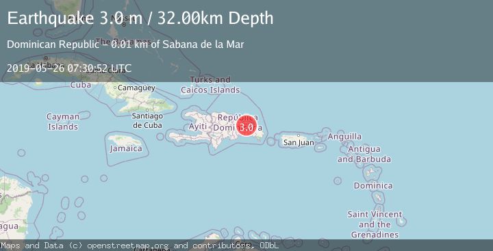 Map of DOMINICAN REPUBLIC