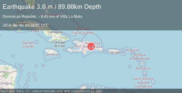 Map of DOMINICAN REPUBLIC