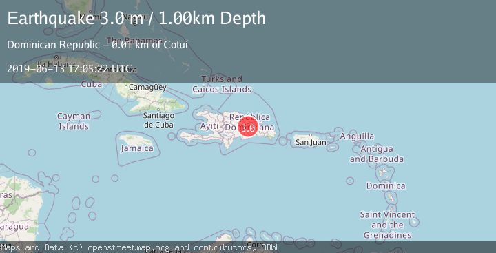 Map of DOMINICAN REPUBLIC