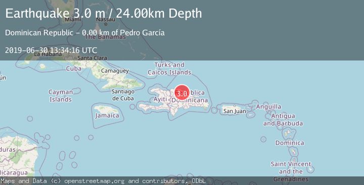 Map of DOMINICAN REPUBLIC
