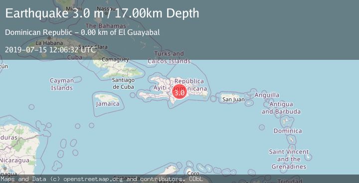 Map of DOMINICAN REPUBLIC