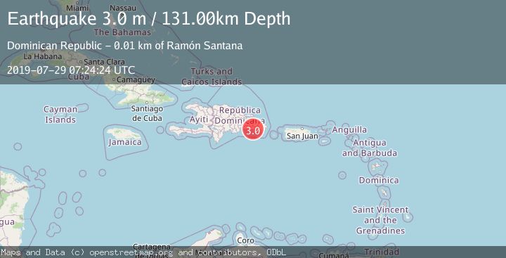 Map of DOMINICAN REPUBLIC