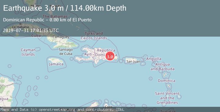 Map of DOMINICAN REPUBLIC