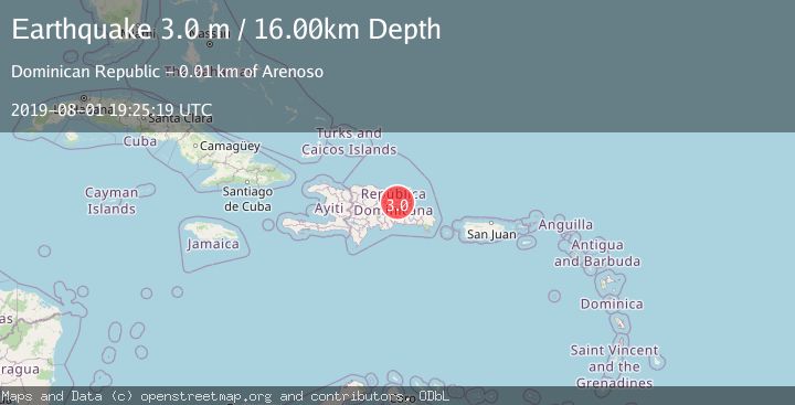 Map of DOMINICAN REPUBLIC