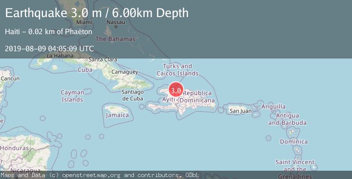Map of DOMINICAN REPUBLIC REGION