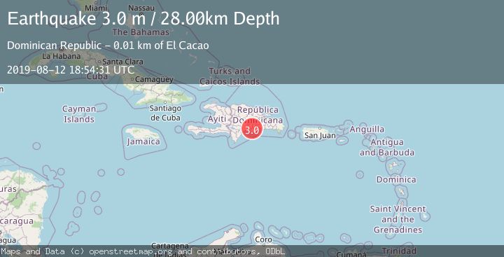 Map of DOMINICAN REPUBLIC