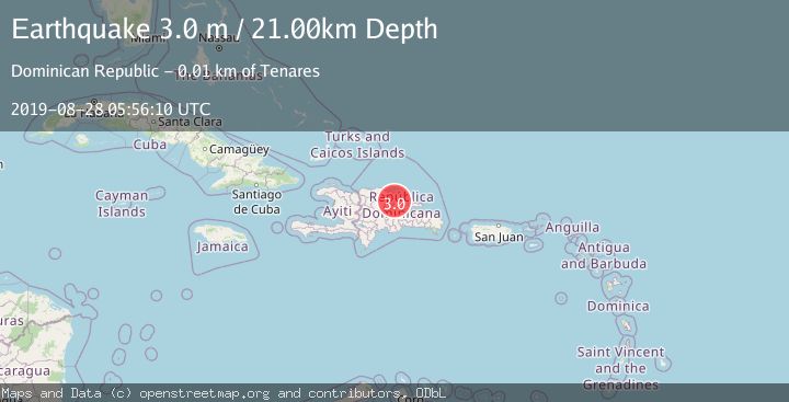 Map of DOMINICAN REPUBLIC