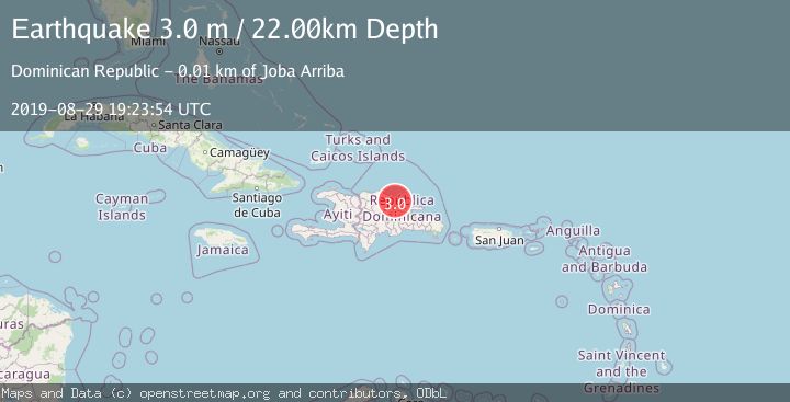 Map of DOMINICAN REPUBLIC