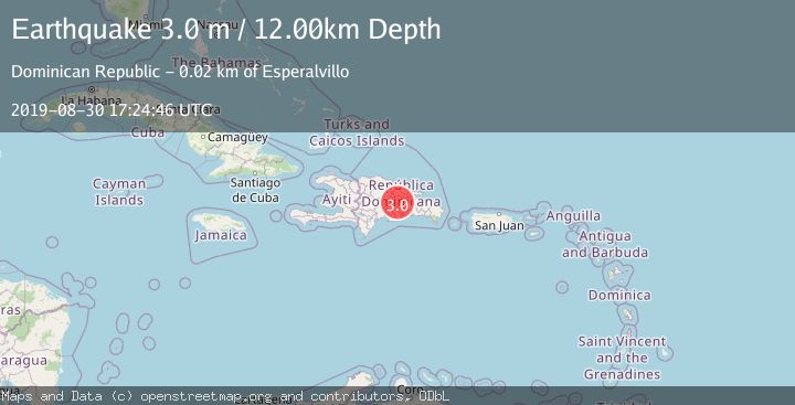 Map of DOMINICAN REPUBLIC