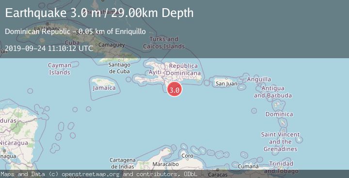 Map of DOMINICAN REPUBLIC REGION