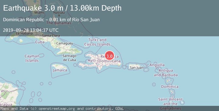 Map of DOMINICAN REPUBLIC REGION