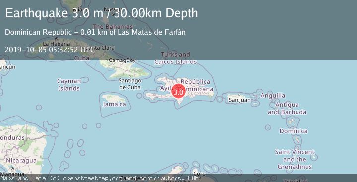Map of DOMINICAN REPUBLIC