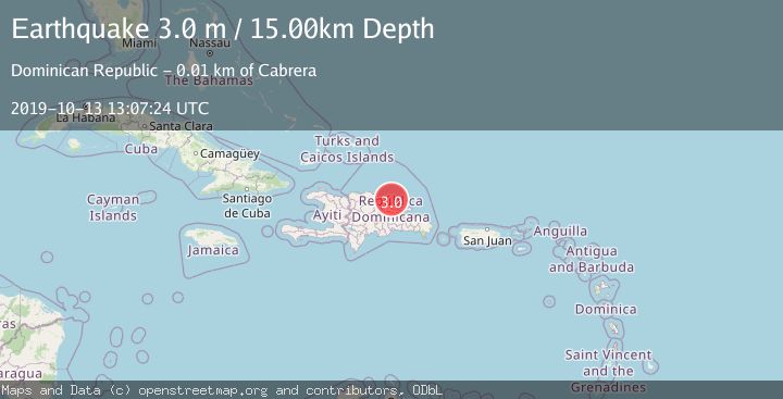 Map of DOMINICAN REPUBLIC
