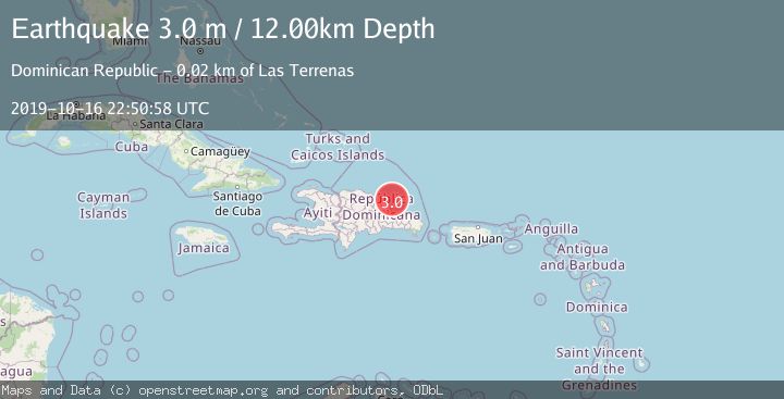 Map of DOMINICAN REPUBLIC REGION