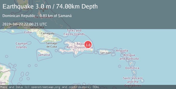 Map of DOMINICAN REPUBLIC REGION