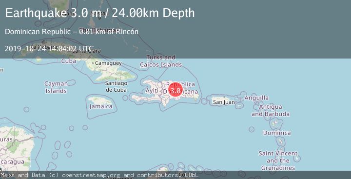 Map of DOMINICAN REPUBLIC
