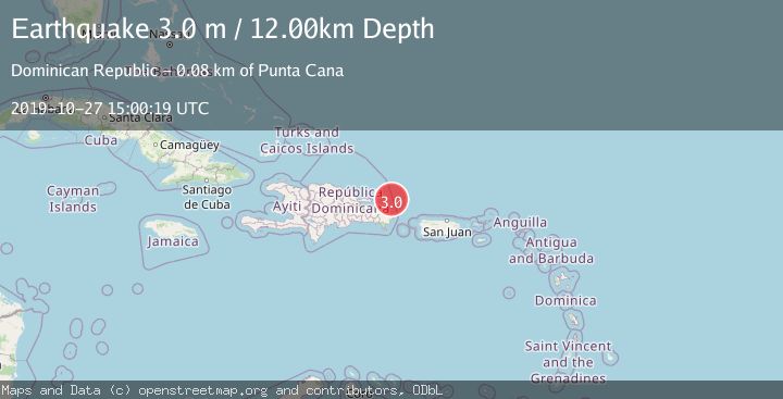 Map of DOMINICAN REPUBLIC REGION