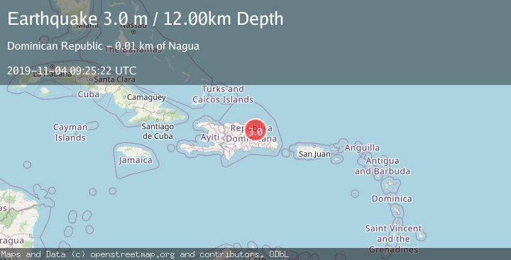 Map of DOMINICAN REPUBLIC REGION