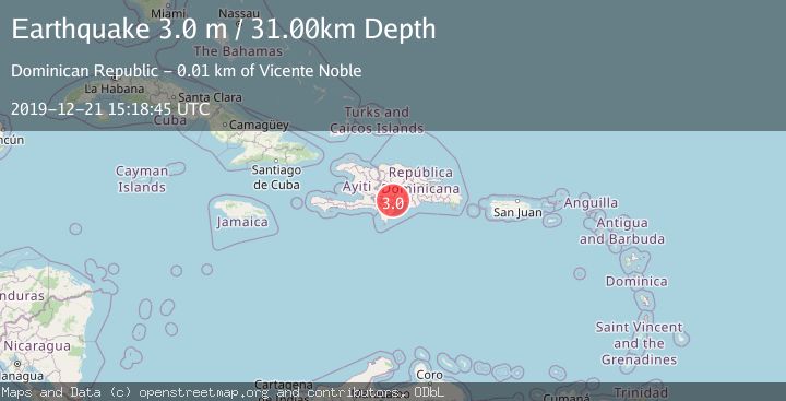 Map of DOMINICAN REPUBLIC