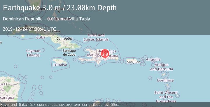 Map of DOMINICAN REPUBLIC