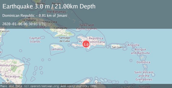 Map of DOMINICAN REPUBLIC