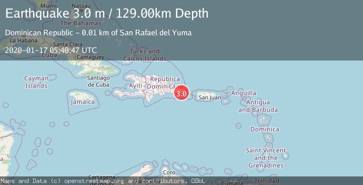 Map of DOMINICAN REPUBLIC
