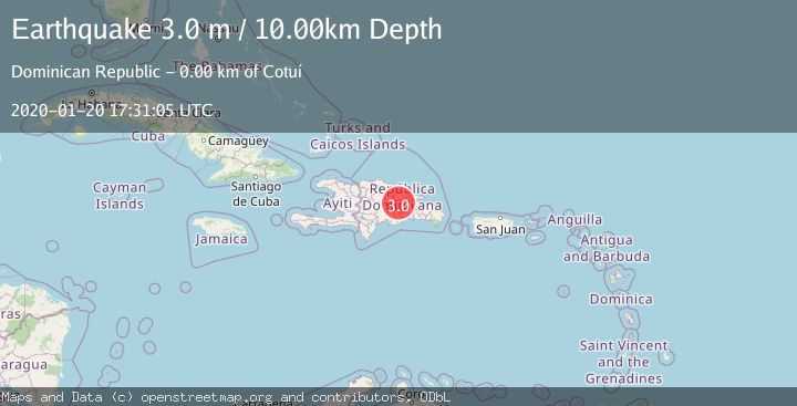 Map of DOMINICAN REPUBLIC
