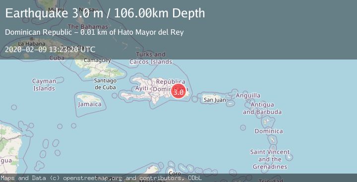 Map of DOMINICAN REPUBLIC