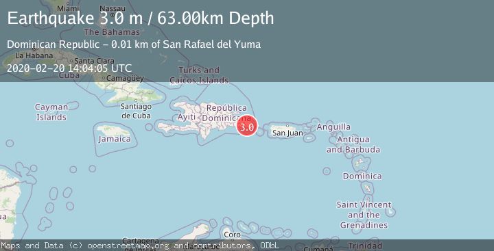 Map of DOMINICAN REPUBLIC