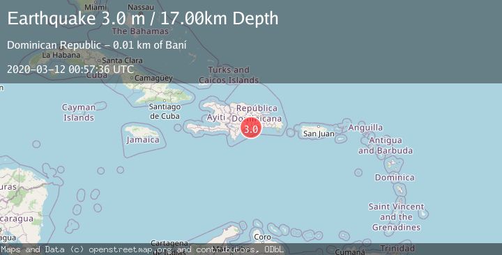 Map of DOMINICAN REPUBLIC