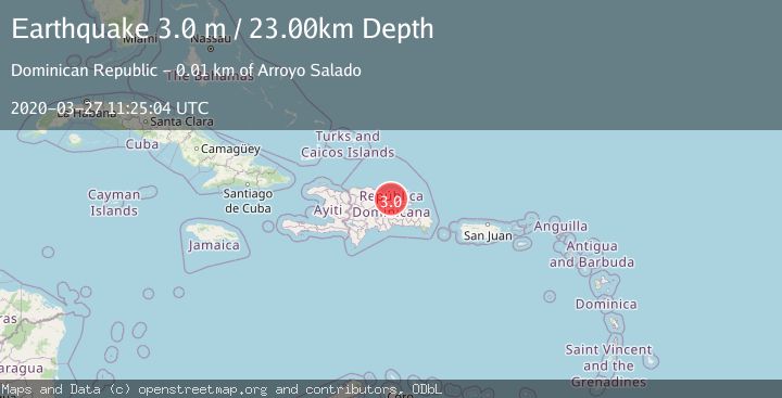 Map of DOMINICAN REPUBLIC