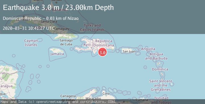 Map of DOMINICAN REPUBLIC REGION