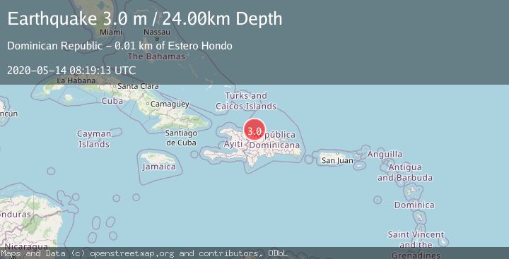 Map of DOMINICAN REPUBLIC REGION