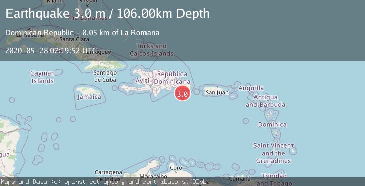 Map of DOMINICAN REPUBLIC REGION
