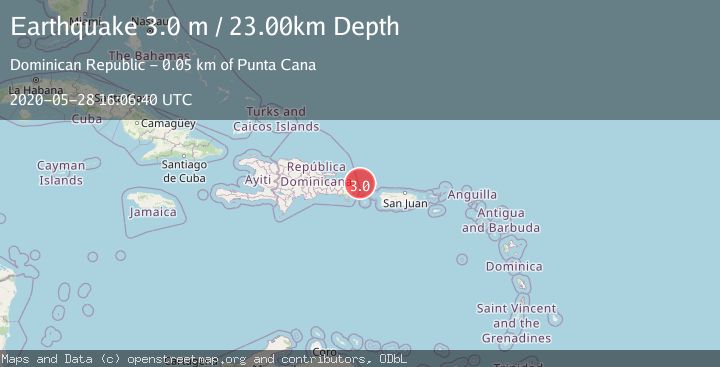 Map of DOMINICAN REPUBLIC REGION