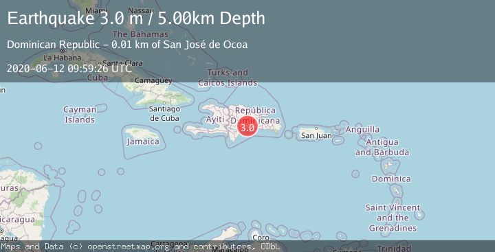 Map of DOMINICAN REPUBLIC