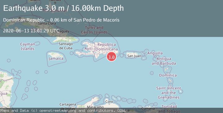 Map of DOMINICAN REPUBLIC REGION