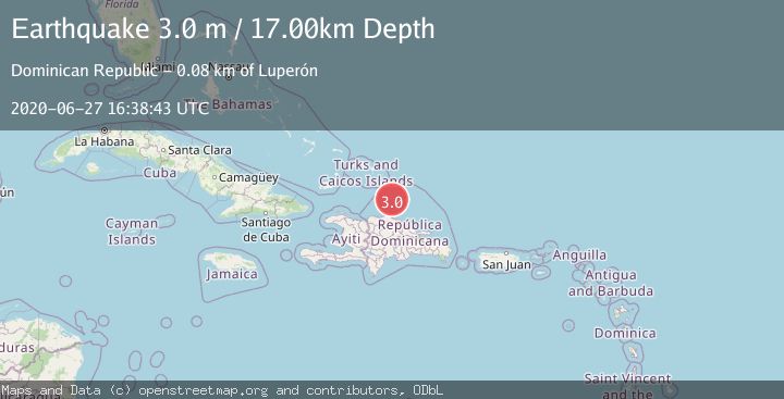 Map of DOMINICAN REPUBLIC REGION