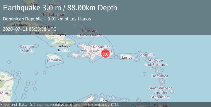 Map of DOMINICAN REPUBLIC