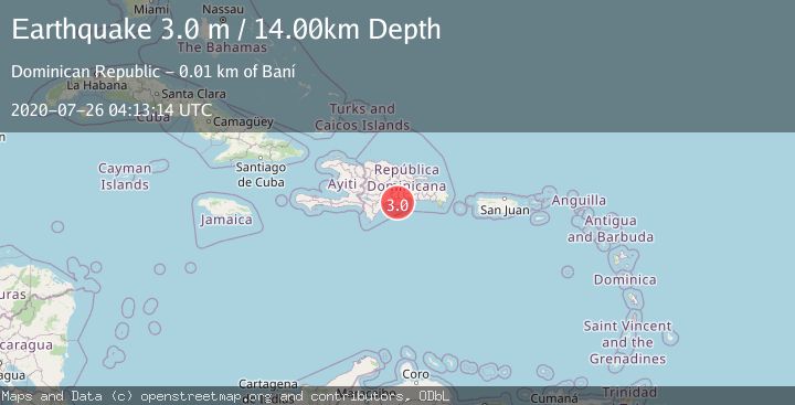 Map of DOMINICAN REPUBLIC