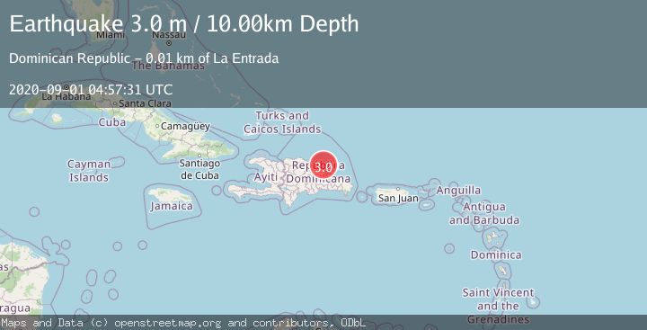 Map of DOMINICAN REPUBLIC REGION