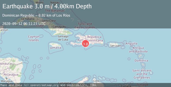 Map of DOMINICAN REPUBLIC