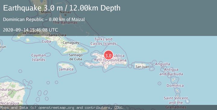 Map of DOMINICAN REPUBLIC