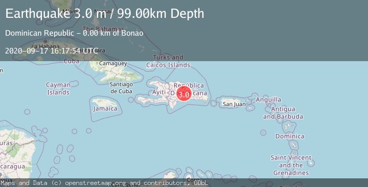 Map of DOMINICAN REPUBLIC