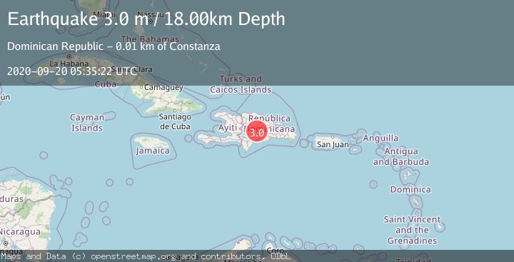 Map of DOMINICAN REPUBLIC